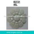 plastic flower shape buttons for garments (#B3721-40L/25mm)
